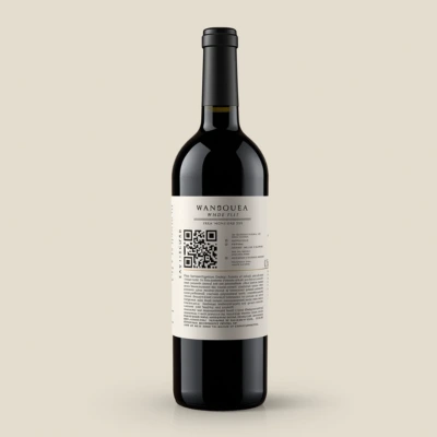 The first labels with QR codes appeared in the wine sector in the early 2010s