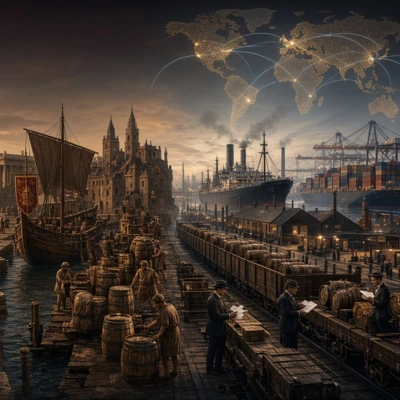 Histoire du commerce international du vin, des échanges antiques à la mondialisation du marché viticole