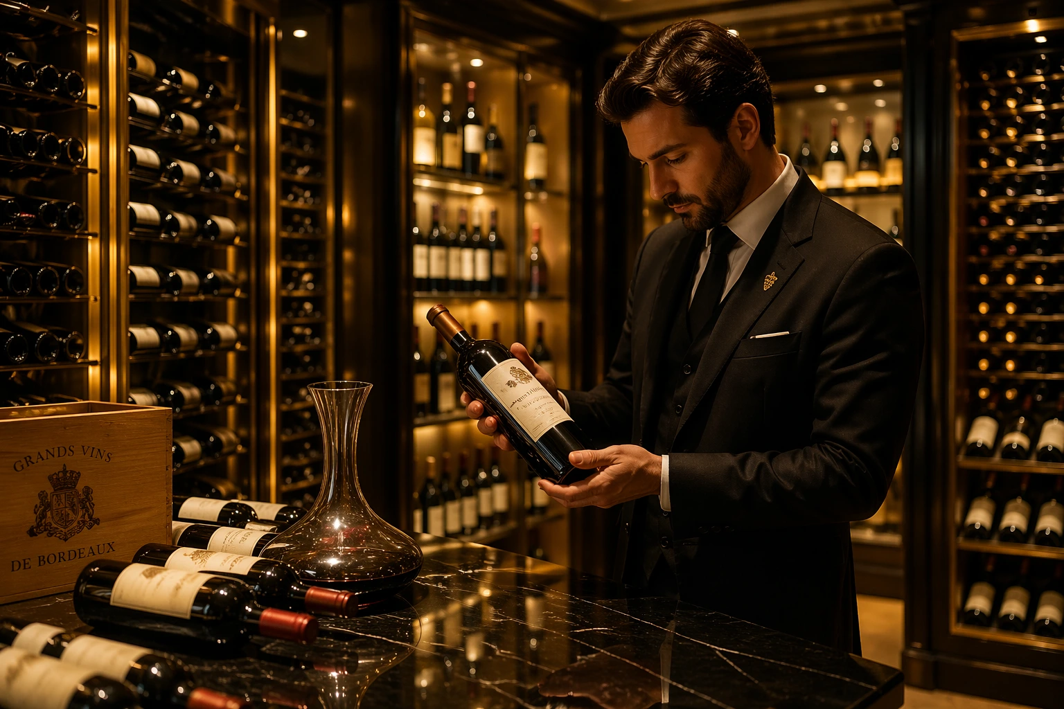  l&rsquo;h&ocirc;tellerie de luxe rencontre Legrand vin