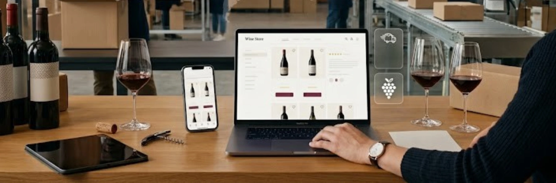 E-commerce for Wines & Spirits