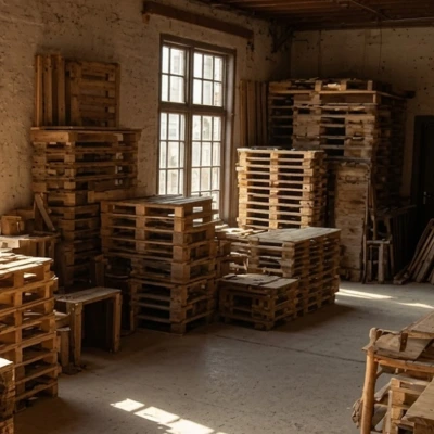 The modern wooden pallet was born in the United States in the 1920s