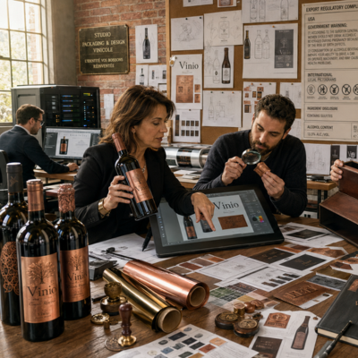 Tout savoir sur le métier de studio packaging et design vinicole