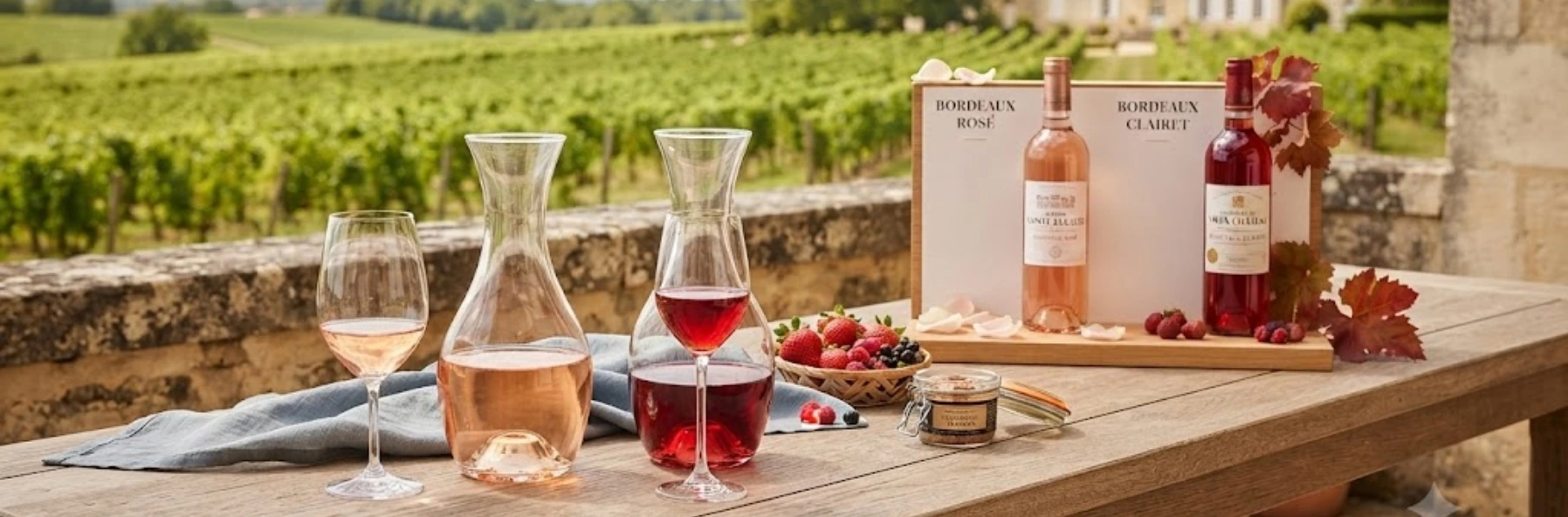 Le Bordeaux rosé et clairet