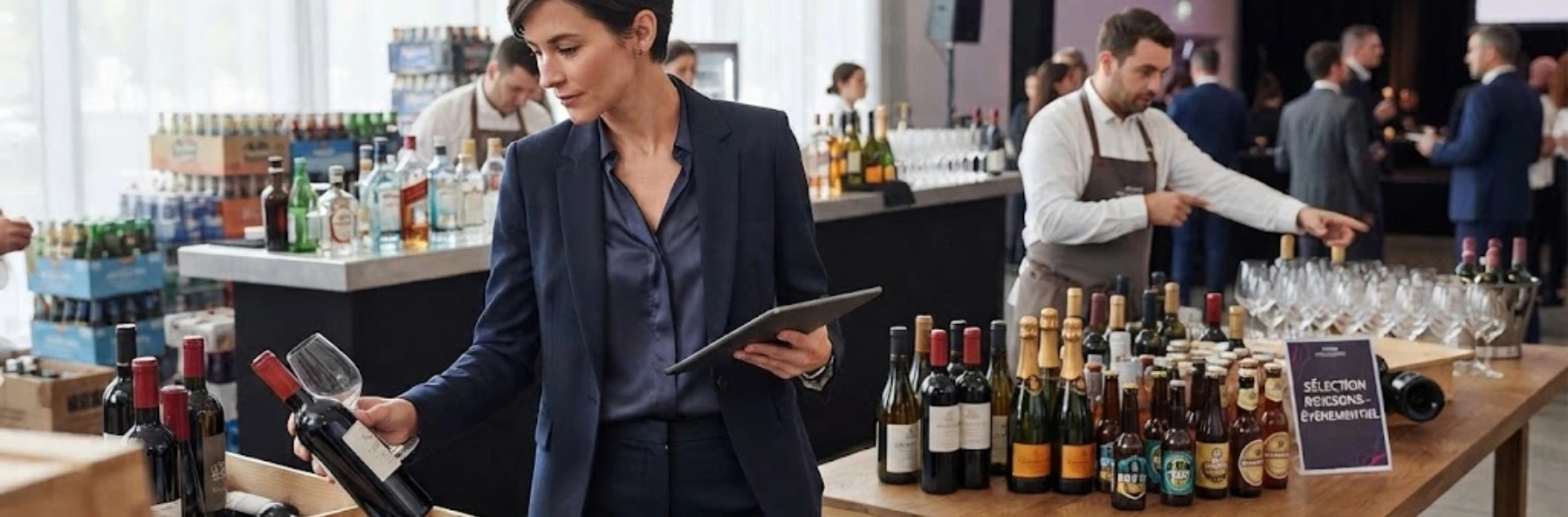 Acheteur vins et boissons pour traiteurs et événementiel - Copie