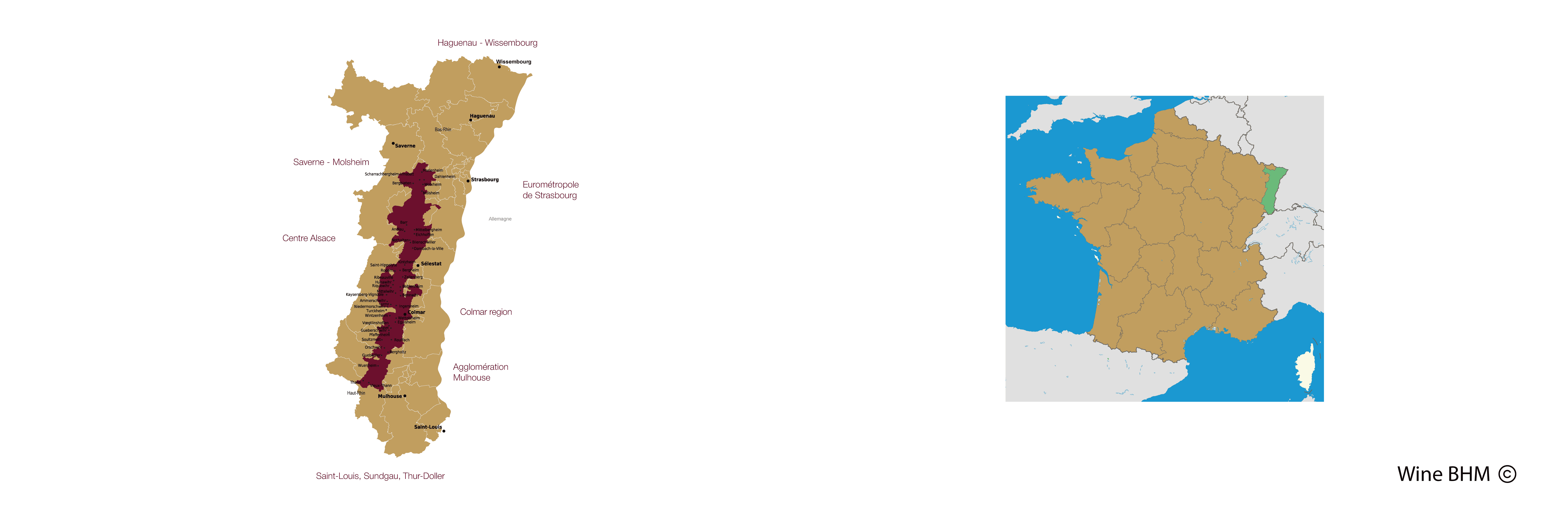 Carte France Alsace